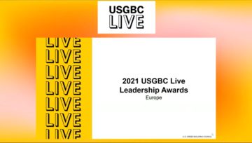 Amerikan Yeşil Binalar Konseyi, USGBC Tarafından Verilen Leed Leadership 2021 Avrupa Ödülü, İPKB'nin Oldu
